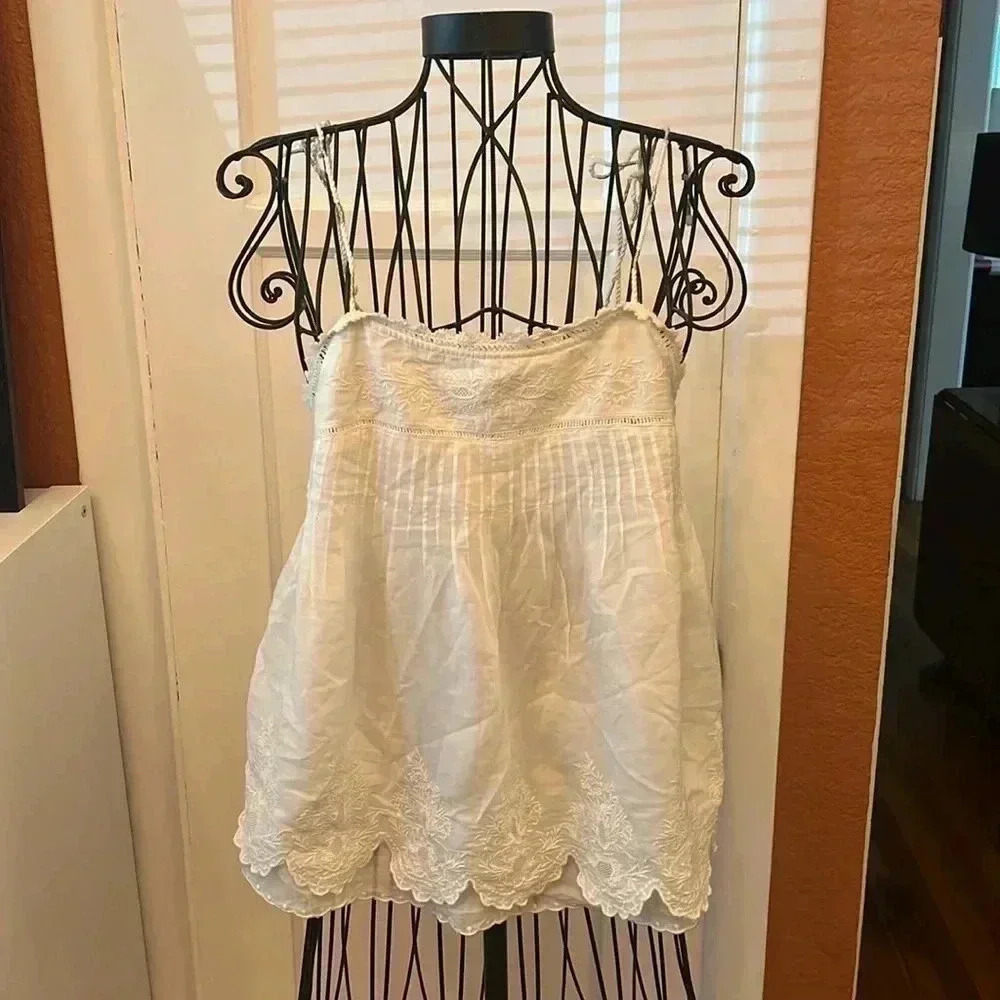 NWT Joie Lace Ivory Tank-Sz XXS